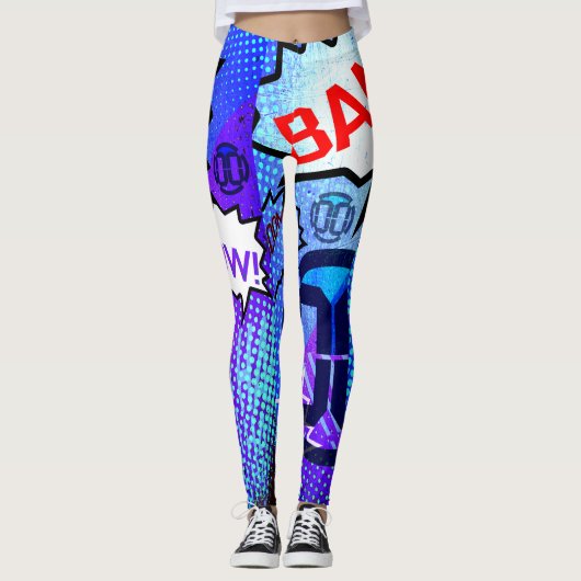 00 LvL Comic-Leggings Leggings (Voorkant)