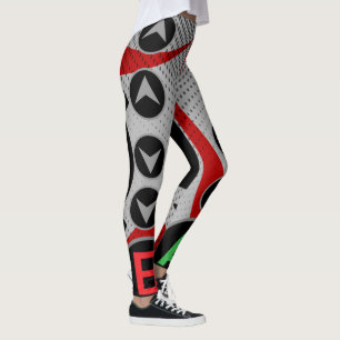 00 LvL-Leggings voor de Code van de kap Leggings