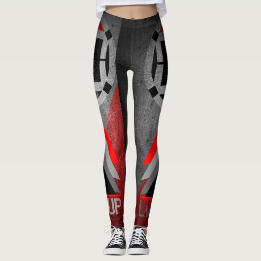 00 LvL Level Up-Leggings Leggings (Voorkant)