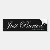 00 zojuist begraven bumpersticker (Voorkant)