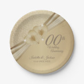 00e Gold Wedding-Jubileum Papieren Bordje (Voorkant)