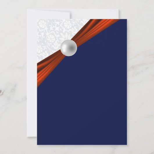 00e Jubileum - Rood, Wit en Blauw Kaart (Achterkant)