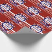 00e verjaardag - Baseball Cadeaupapier (Hoek)