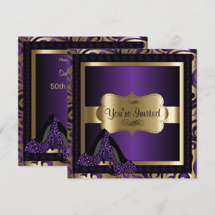 00e verjaardag   Paarse hoge leidinggevende functi Kaart