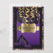 00e verjaardag | Paarse hogedrukluipluipaard Kaart (Voorkant)