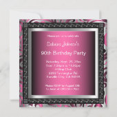 00e verrassingsdag | Roze metalen en zilver Kaart (Achterkant)