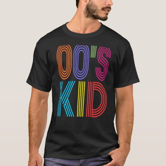00's Kind Kostuum 2000 kind Premium T-shirt (Voorkant)