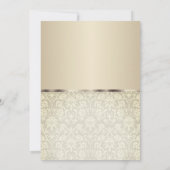 00ste Vintage Crème Witte Jubileumcollectie Kaart (Achterkant)