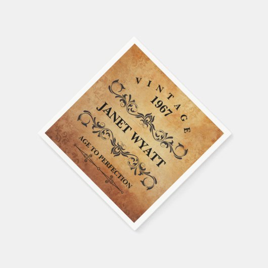  00th Birthday-ontwerp Servetten (Hoek)