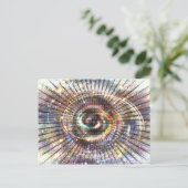 0100101010001101 (deel 2) | code binaire cyberspac briefkaart (Staand voorkant)