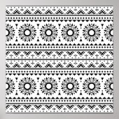 01012020 Tribal etnische Patroon-02 Poster (Voorkant)