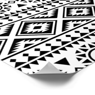 01012020 Tribal etnische Patroon-03 Poster