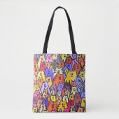0101 - Katten Canvas tas (Voorkant)