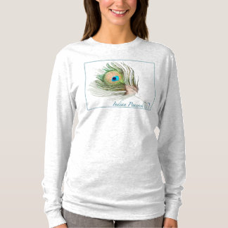 0101 Peacock Hanes Nano Long Sleeve T-Shirt