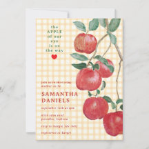 010 Amber Appel van Ons Oog Gingham Baby Shower