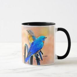 010 Bluebird Love 11 oz Classic Mok