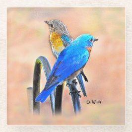 010 Bluebird Love 4x4 Glass Onderzetter