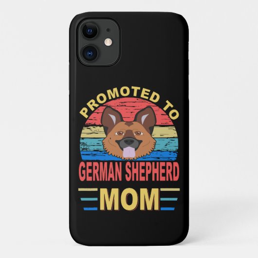 011 gepromoveerd naar Duitse herder mam Case-Mate iPhone Case (Achterkant)
