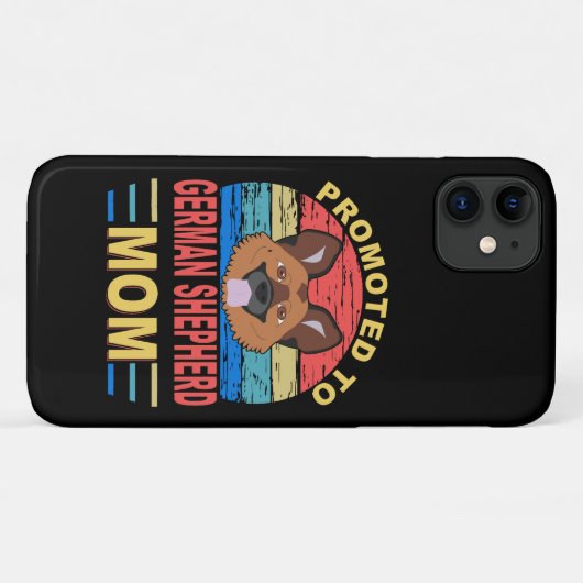 011 gepromoveerd naar Duitse herder mam Case-Mate iPhone Case (Achterkant (horizontaal))