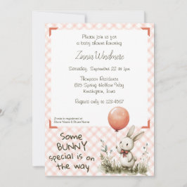 011 Terracotta • Some Bunny Special Baby Shower Kaart