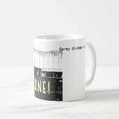 0121 DOE ÉÉN mok, blauwe gezegden Koffiemok (Voorkant rechts)