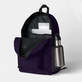 #012 Black Rock kleur Collectie Bedrukte Rugzak