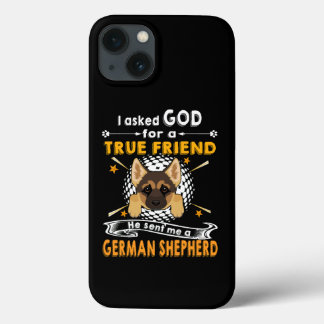 012 Ik vroeg God om een echte vriend die hij me ee Case-Mate iPhone Case