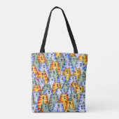 0136 Katten - Canvas tas (Achterkant)