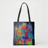 0139 Moderne katten - Canvas tas (Voorkant)