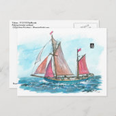 (013) Yukon Sailships Briefkaart (Voorkant / Achterkant)