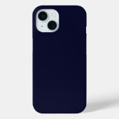 #014 Dark Navy kleur Collectie Case-Mate iPhone Case (Achterkant)