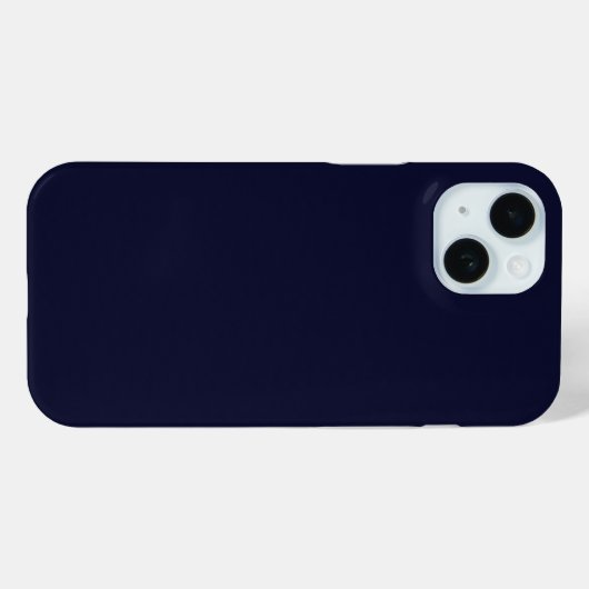 #014 Dark Navy kleur Collectie Case-Mate iPhone Case (Achterkant (horizontaal))