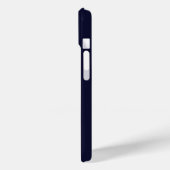#014 Dark Navy kleur Collectie Case-Mate iPhone Case (Achterkant / Links)