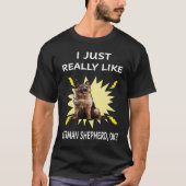 014 Ik hou echt van Duitse herder OK T-shirt (Voorkant)