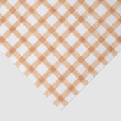 014 Latte Lichtbruin Gingham Tissuepapier (Detail)