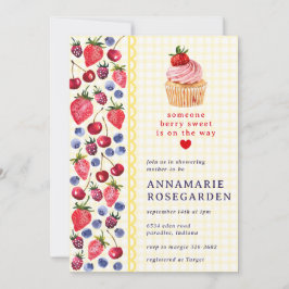015 Citroen Geel Besjes Lap Cupcake Baby Shower Kaart