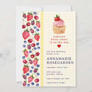 015 Citroen Geel Besjes Lap Cupcake Baby Shower Kaart
