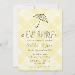 015 Citroenruit Paraplu Babysprinkle Shower Kaart