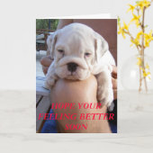 015, HOOP DAT JE JE SNEL BETER VOELT KAART (Gele Bloem)