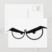 0162-Angry-Cartoon-Eyes ANGRY CARTOON EYES Briefkaart (Voorkant / Achterkant)