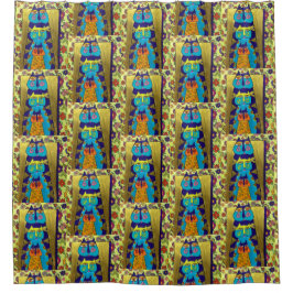 0163 - 3 katten - Shower Curtain Douchegordijn