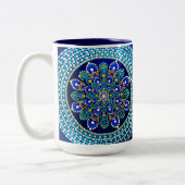 0166 - Royal Blue Mug Tweekleurige Koffiemok (Links)