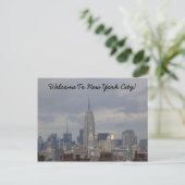 016, Welkom in New York City! Briefkaart (Staand voorkant)