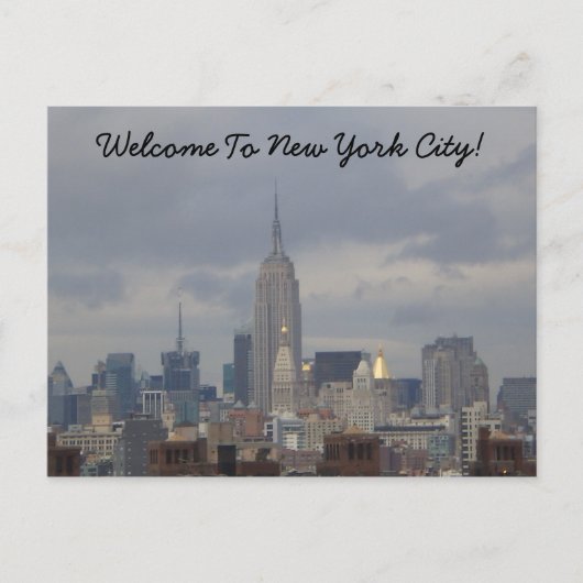 016, Welkom in New York City! Briefkaart (Voorkant)