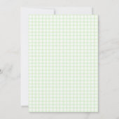 017 Moss Green Berry Patch Cupcake Baby Borrel Kaart (Achterkant)