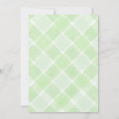 018 Gras Plaid Paraplu Baby Sproeier Bruiloft Kaart (Achterkant)