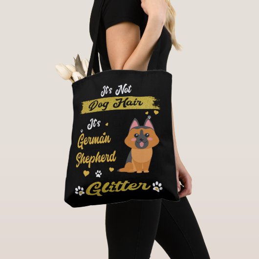 018 Het is geen hondenhaar Het is Duitse herder Gl Tote Bag (Dichtbij)