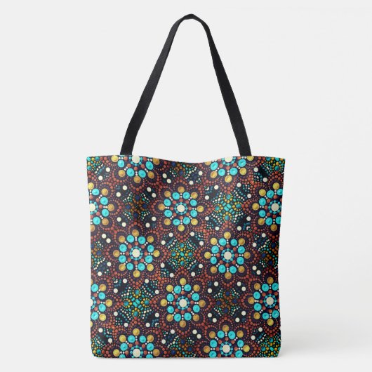 0192 - Mandala - Canvas tas (Achterkant)