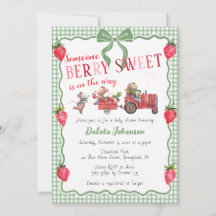 019 Forest Gingham Bes Baby Shower Feestje