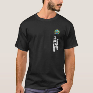 019 Teslic - vlag van Bosnië - Achternaam - karton T-shirt